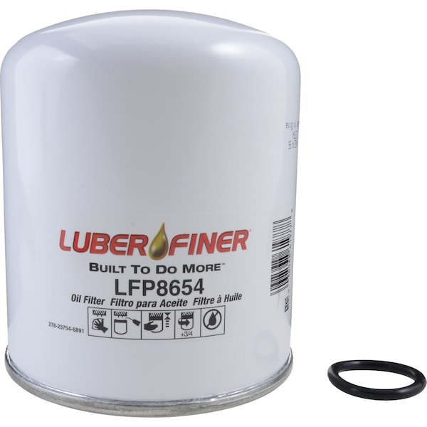Luber-Finer Cartridge, Air Drier, Od, 5.49 139Mm, Height, 6.81 173Mm, Id, M39 X 1.5 Thd LFP8654 - main